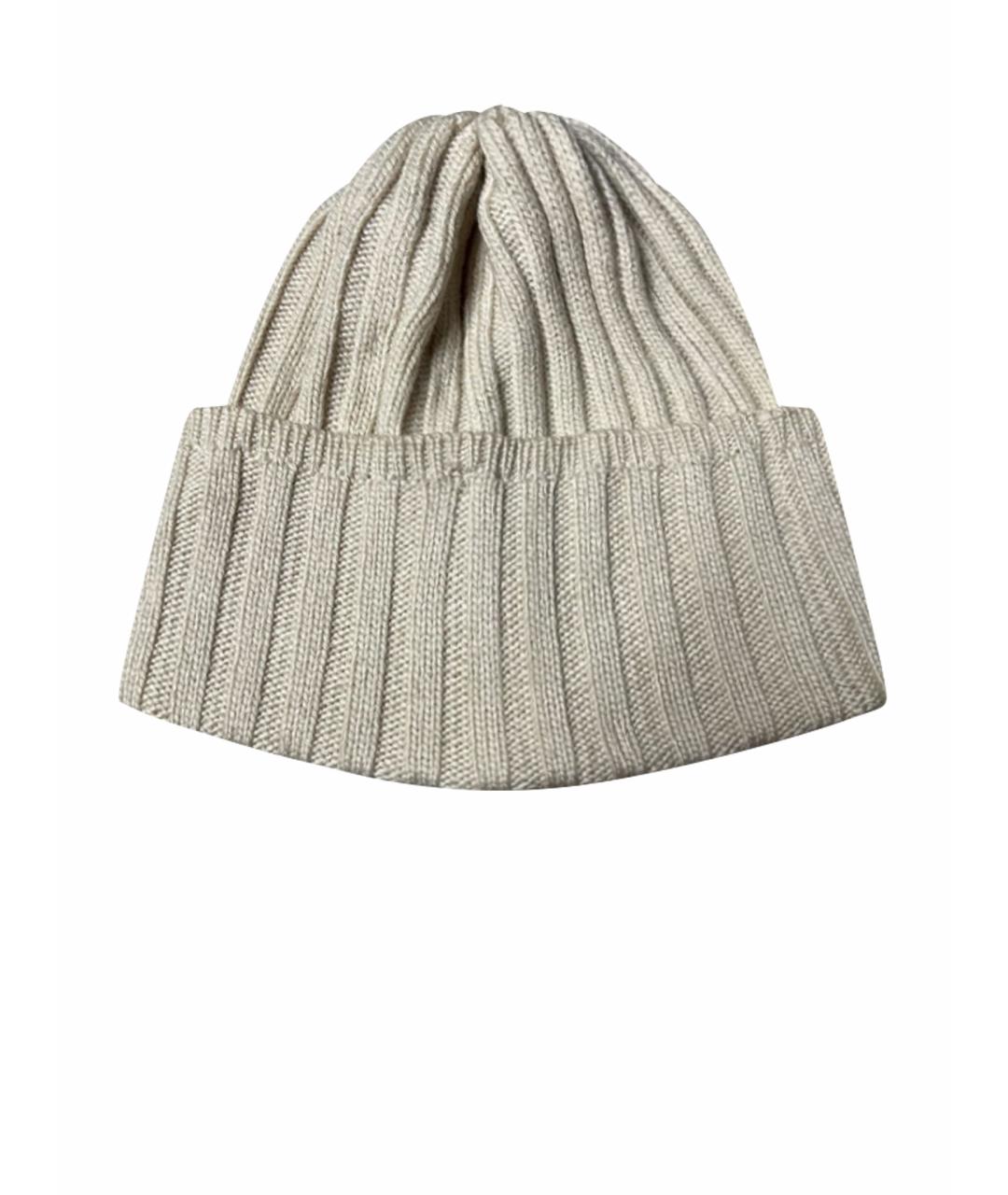 WEEKEND MAX MARA Белая шерстяная шапка, фото 1