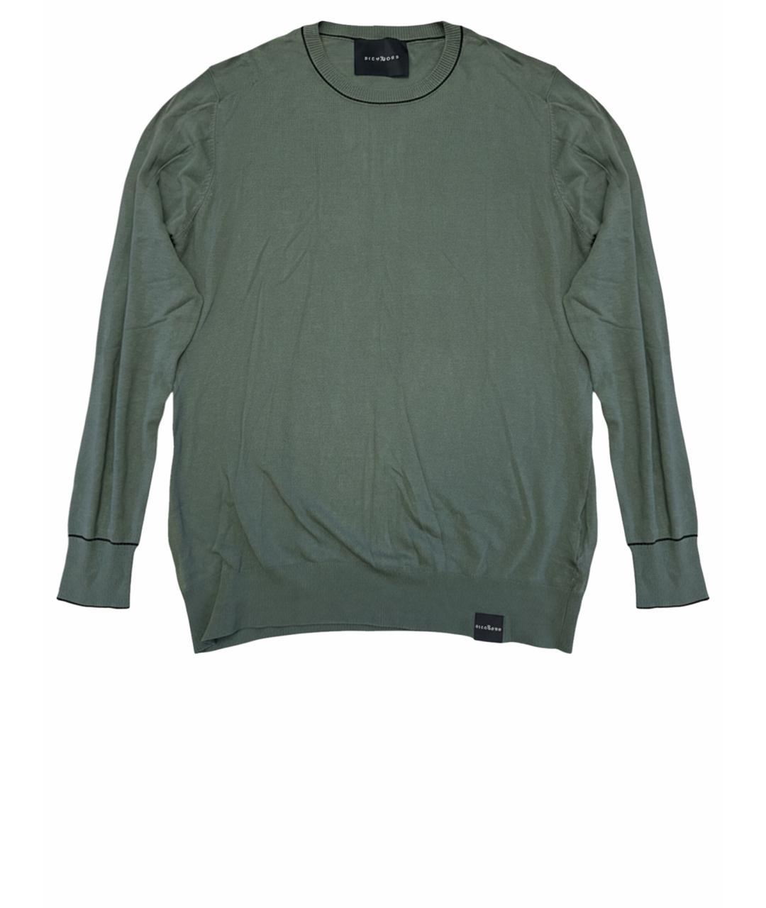 JOHN RICHMOND Хаки вискозный джемпер / свитер, фото 1