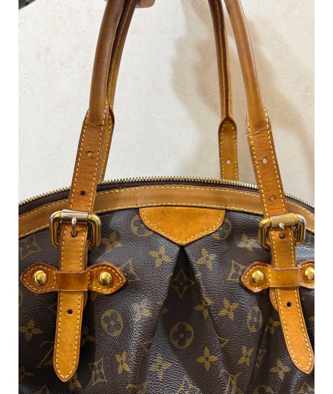 LOUIS VUITTON Коричневая сумка с короткими ручками, фото 3