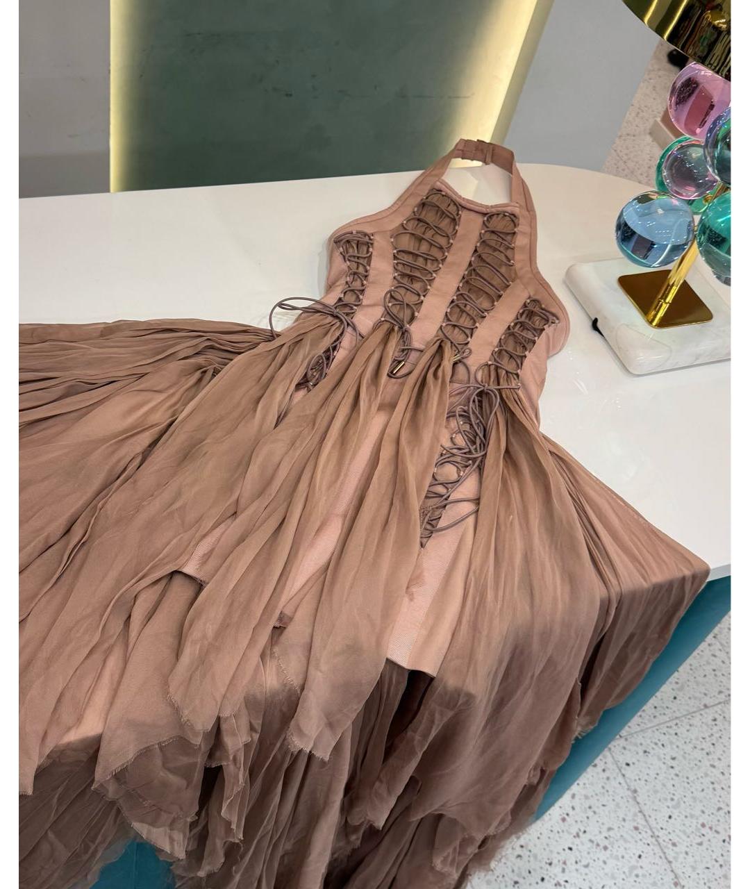 DSQUARED2 Розовое вечернее платье, фото 6