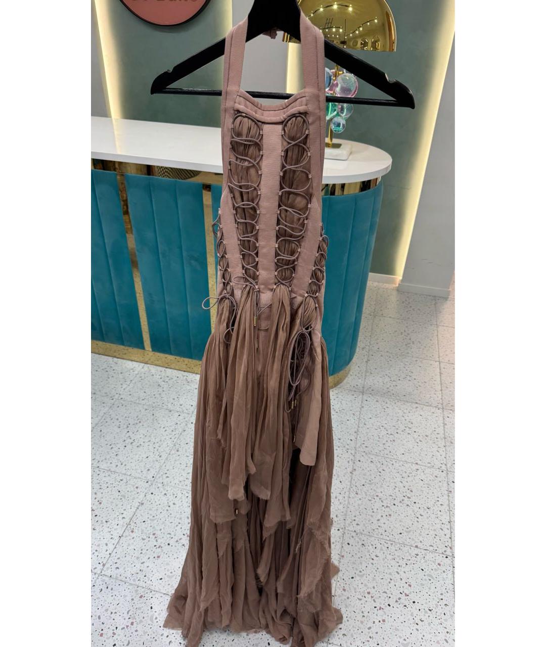 DSQUARED2 Розовое вечернее платье, фото 2