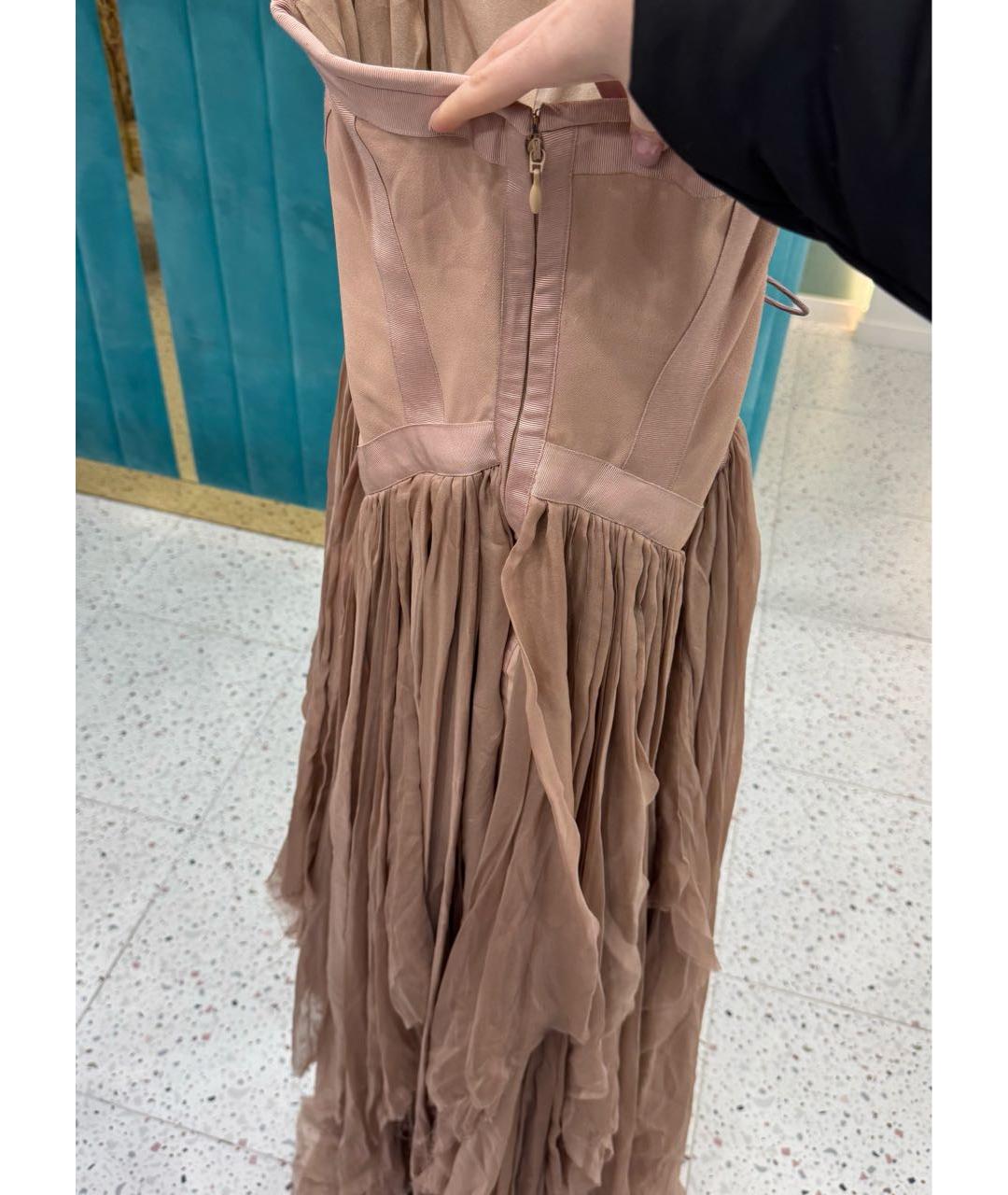 DSQUARED2 Розовое вечернее платье, фото 4