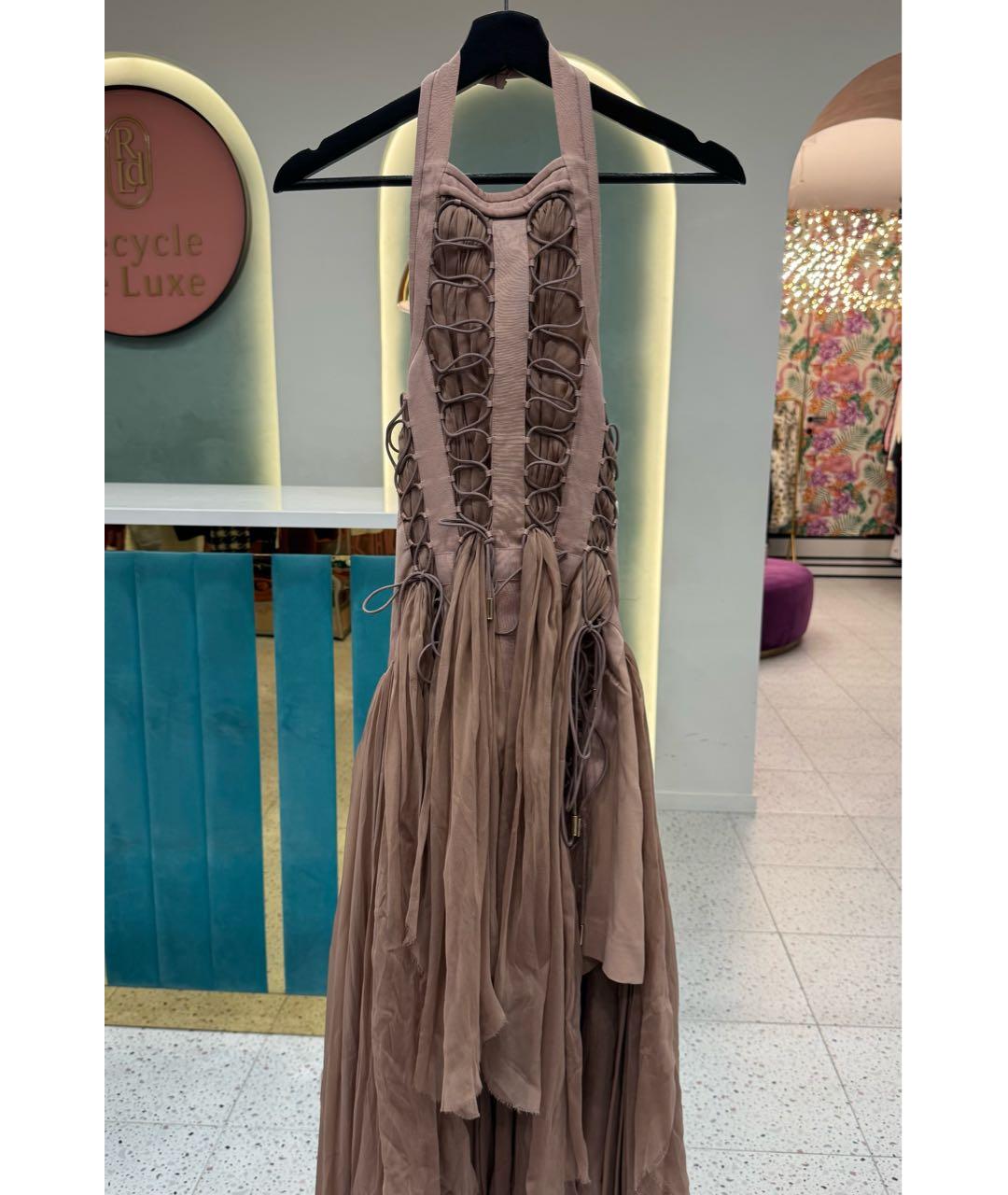 DSQUARED2 Розовое вечернее платье, фото 8