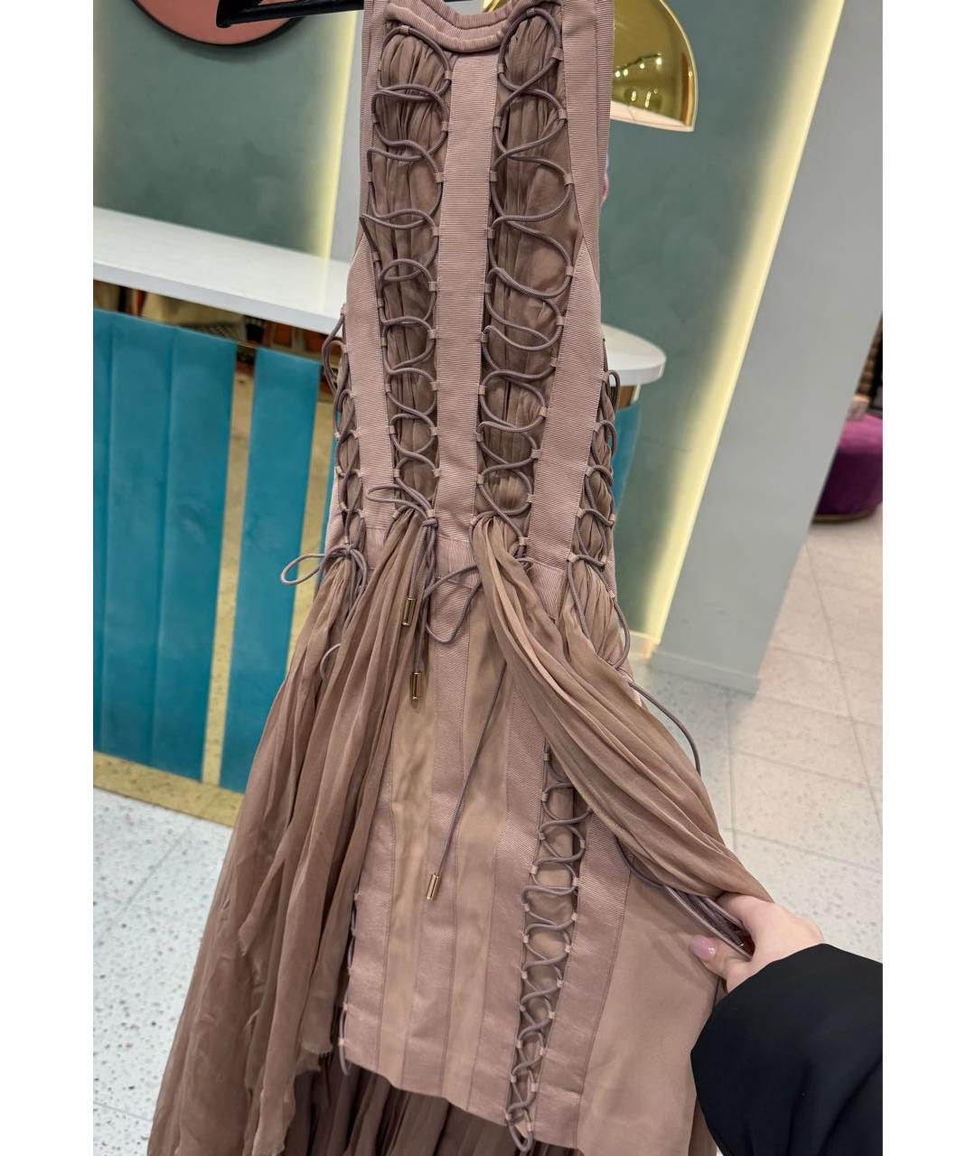 DSQUARED2 Розовое вечернее платье, фото 3