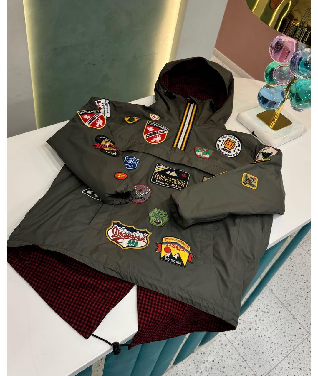 DSQUARED2 Хаки куртка, фото 5