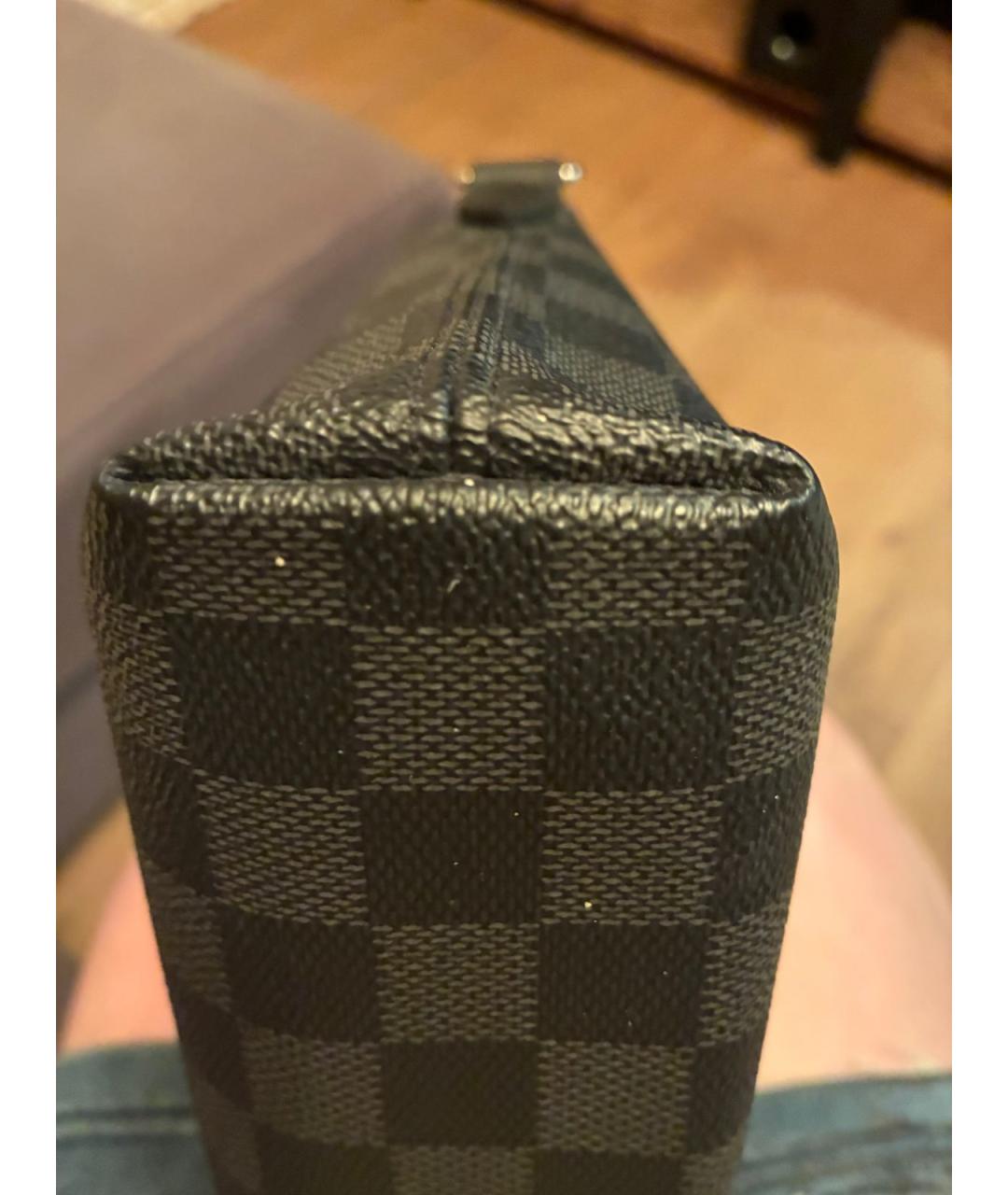 LOUIS VUITTON Серый портфель, фото 4