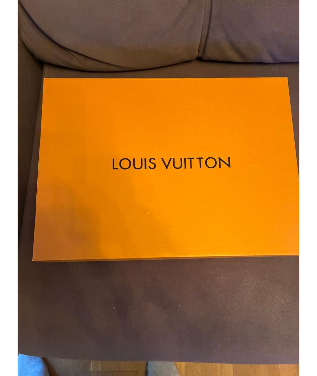 LOUIS VUITTON Серый портфель, фото 7