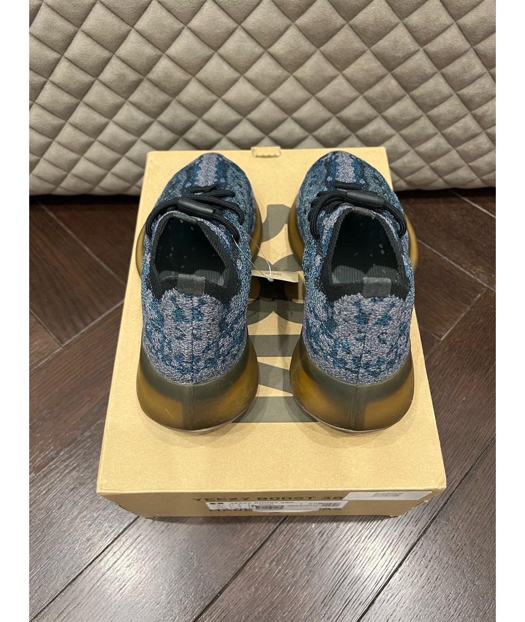 ADIDAS YEEZY Темно-синие кеды, фото 2