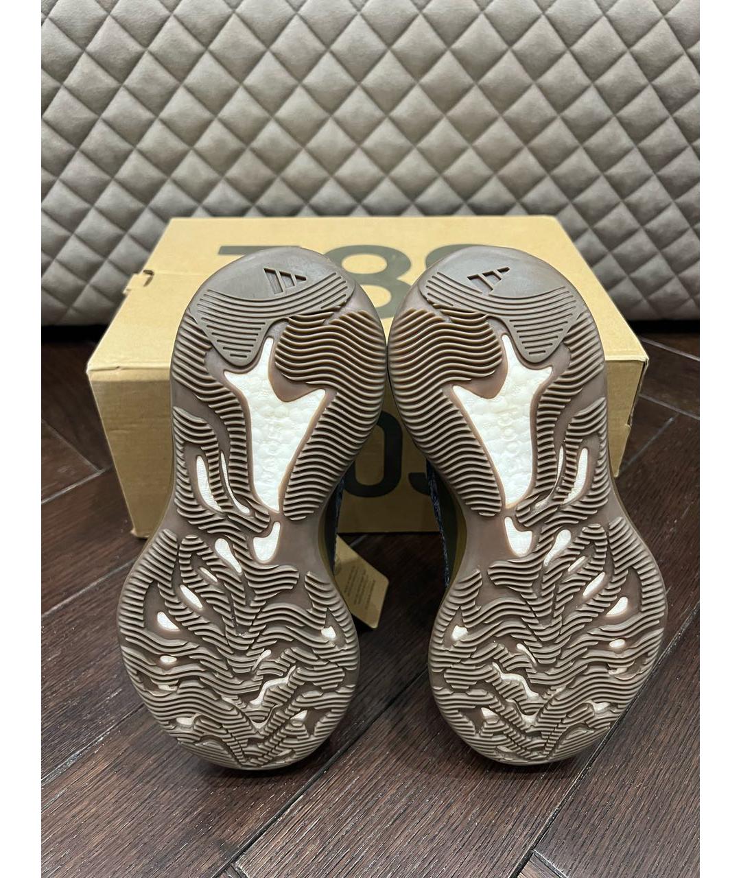 ADIDAS YEEZY Темно-синие кеды, фото 5