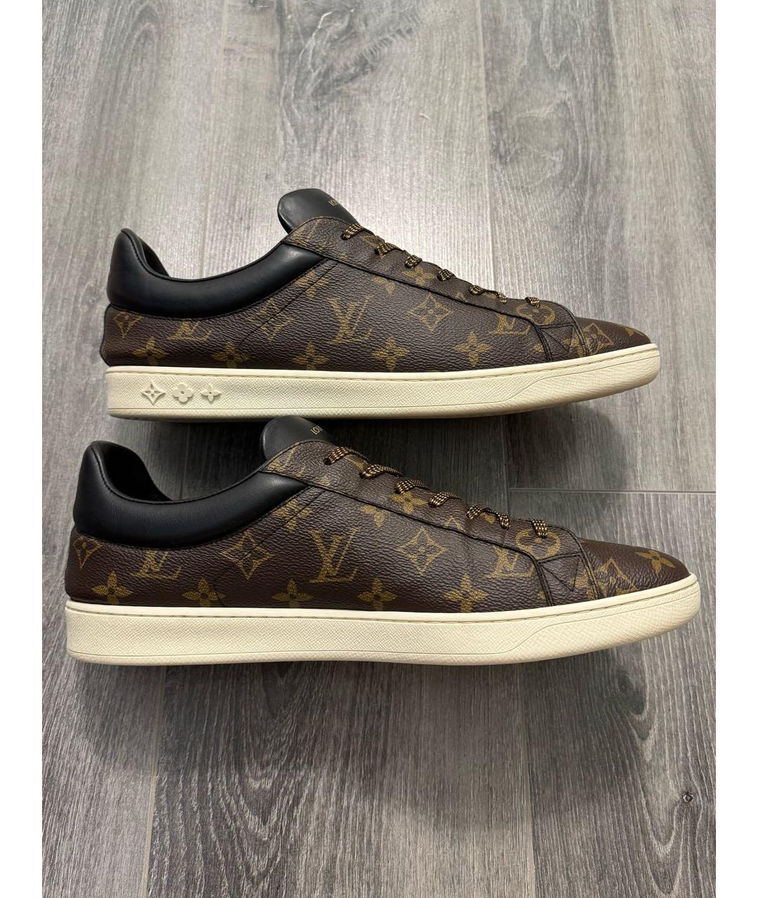 LOUIS VUITTON Коричневые низкие кроссовки / кеды, фото 6