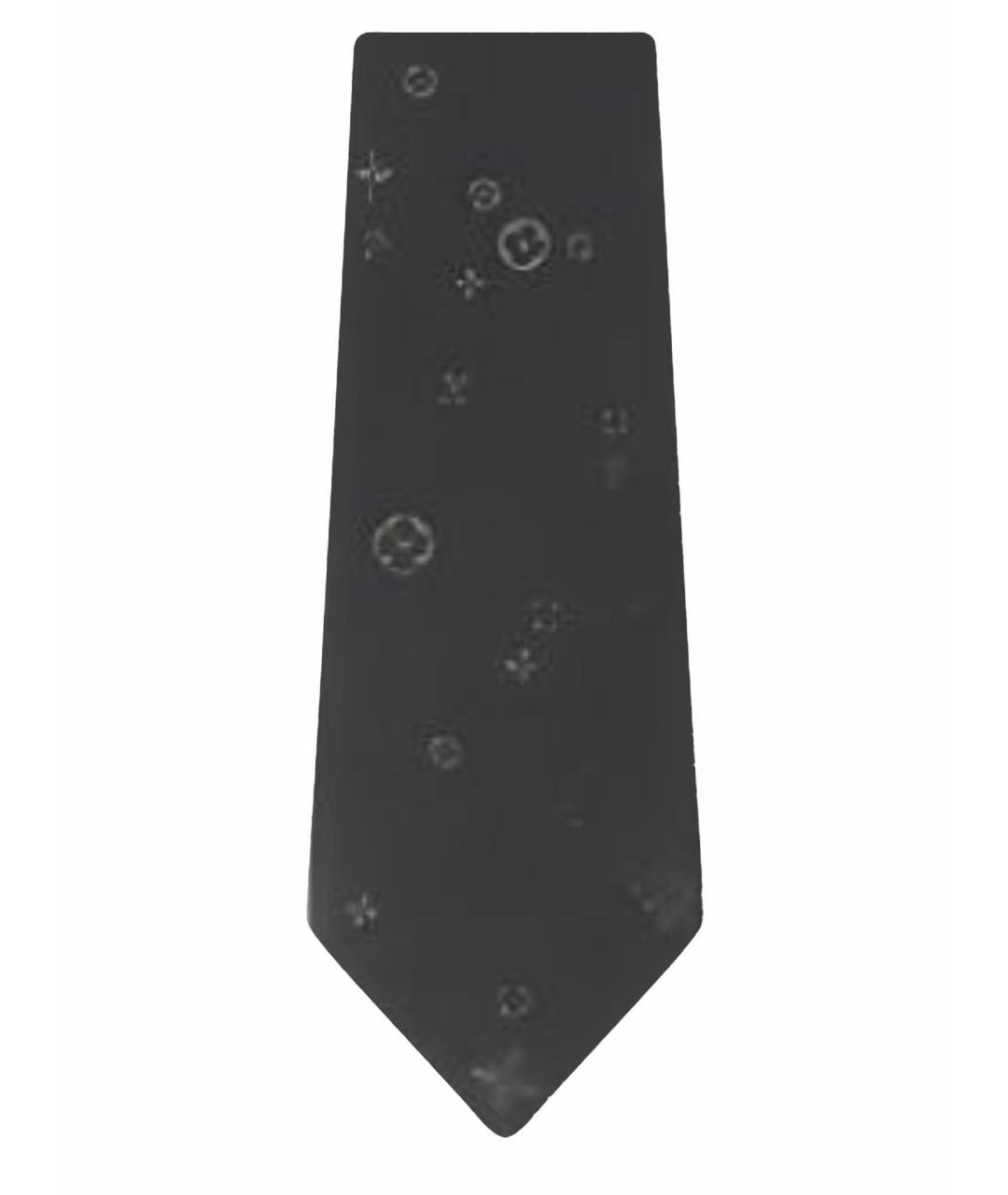 LOUIS VUITTON Черный галстук, фото 1