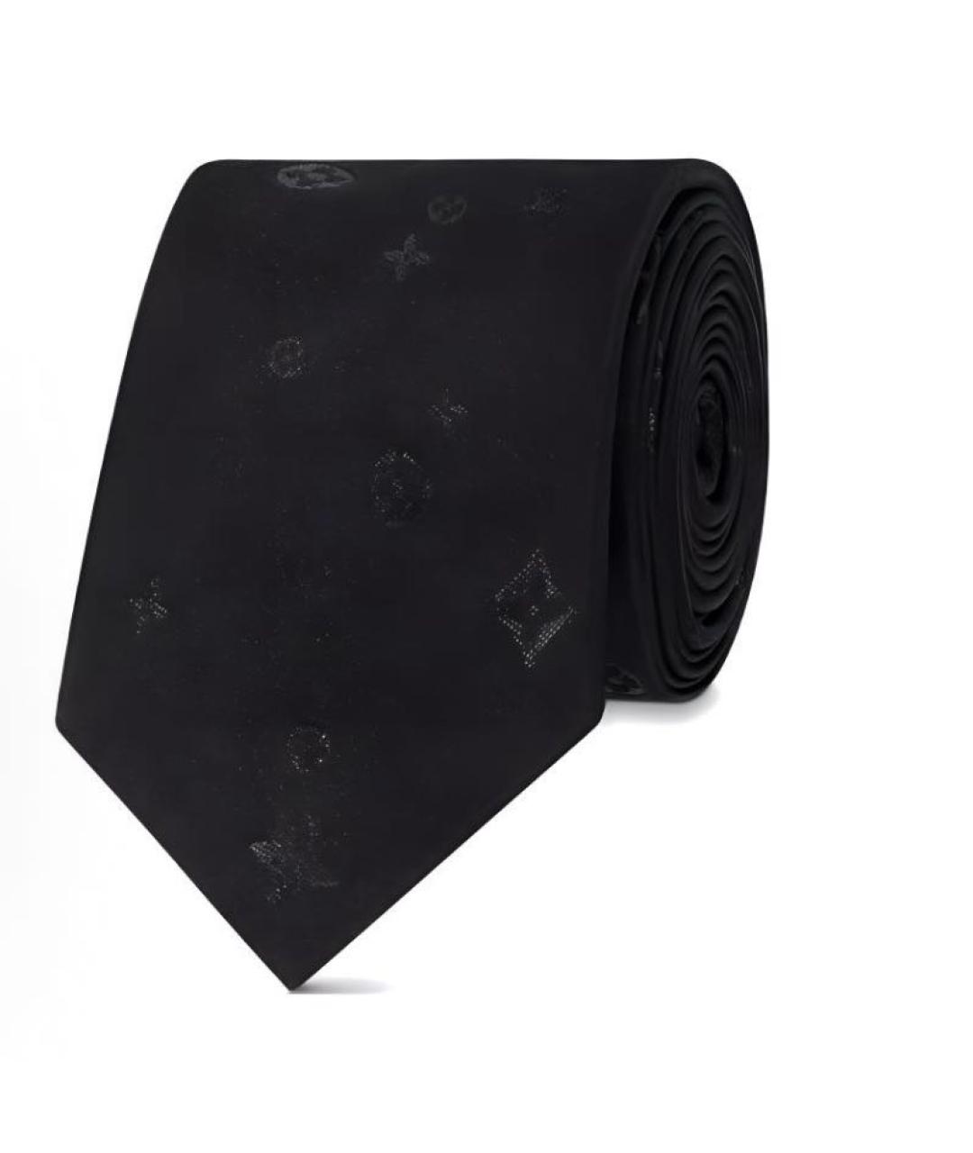 LOUIS VUITTON Черный галстук, фото 2