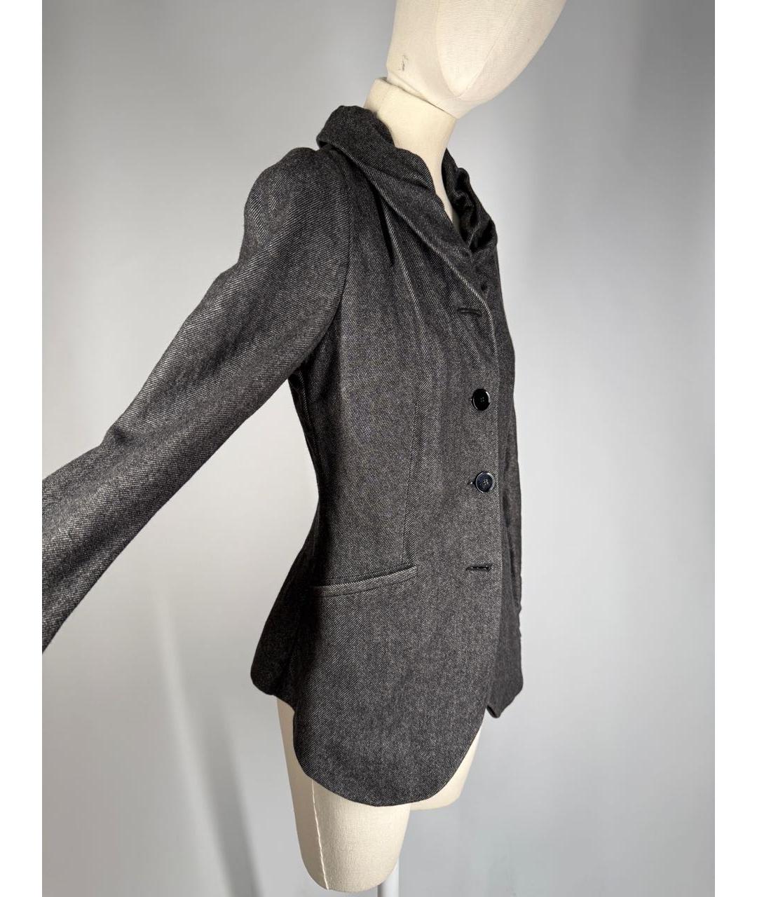 VIVIENNE WESTWOOD Серый шерстяной жакет/пиджак, фото 4