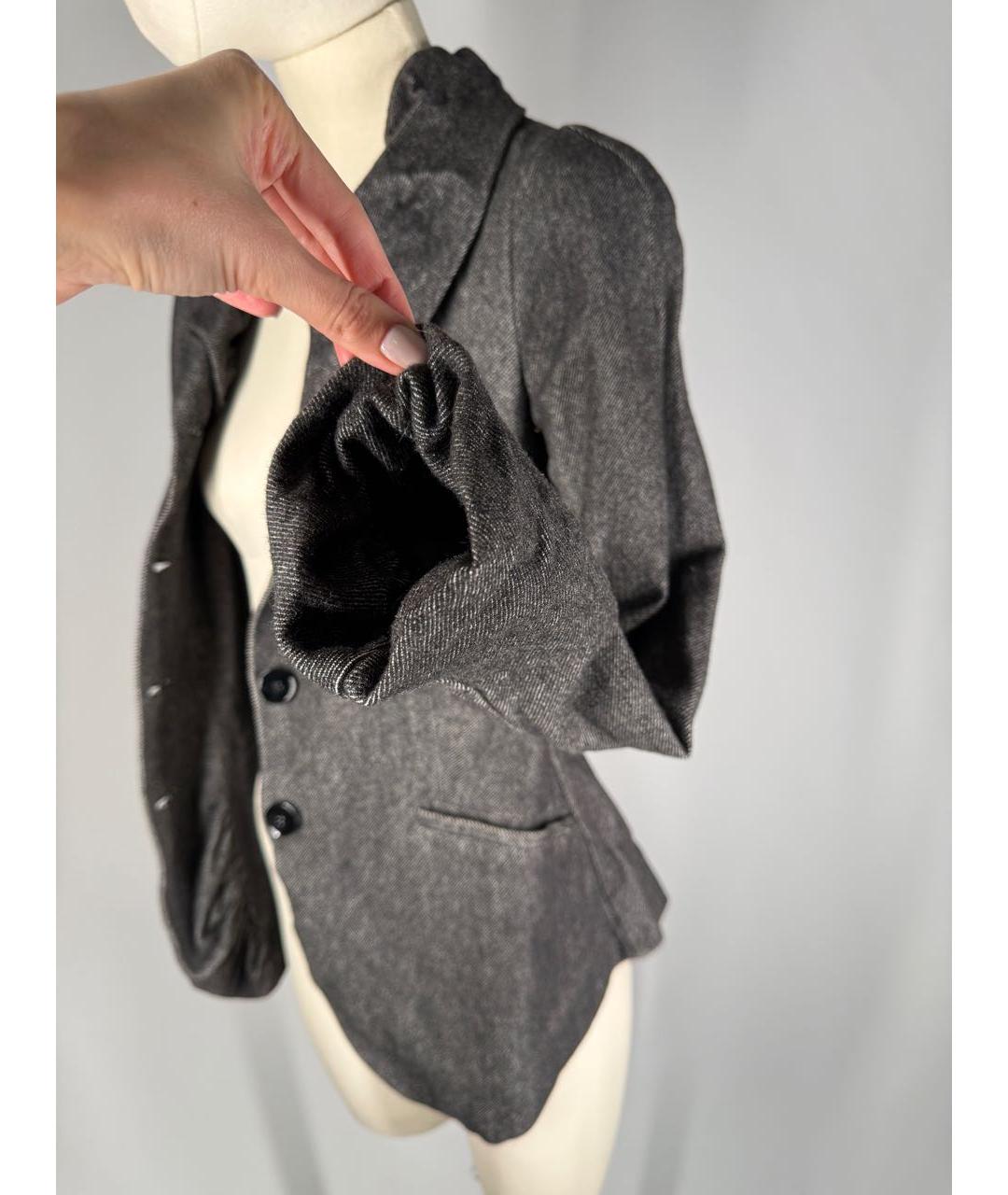 VIVIENNE WESTWOOD Серый шерстяной жакет/пиджак, фото 5