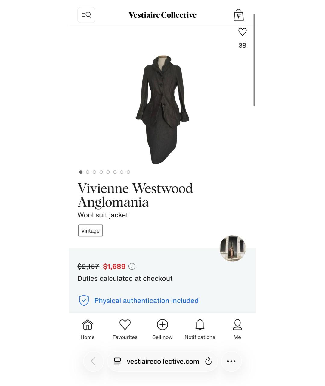VIVIENNE WESTWOOD Серый шерстяной жакет/пиджак, фото 6