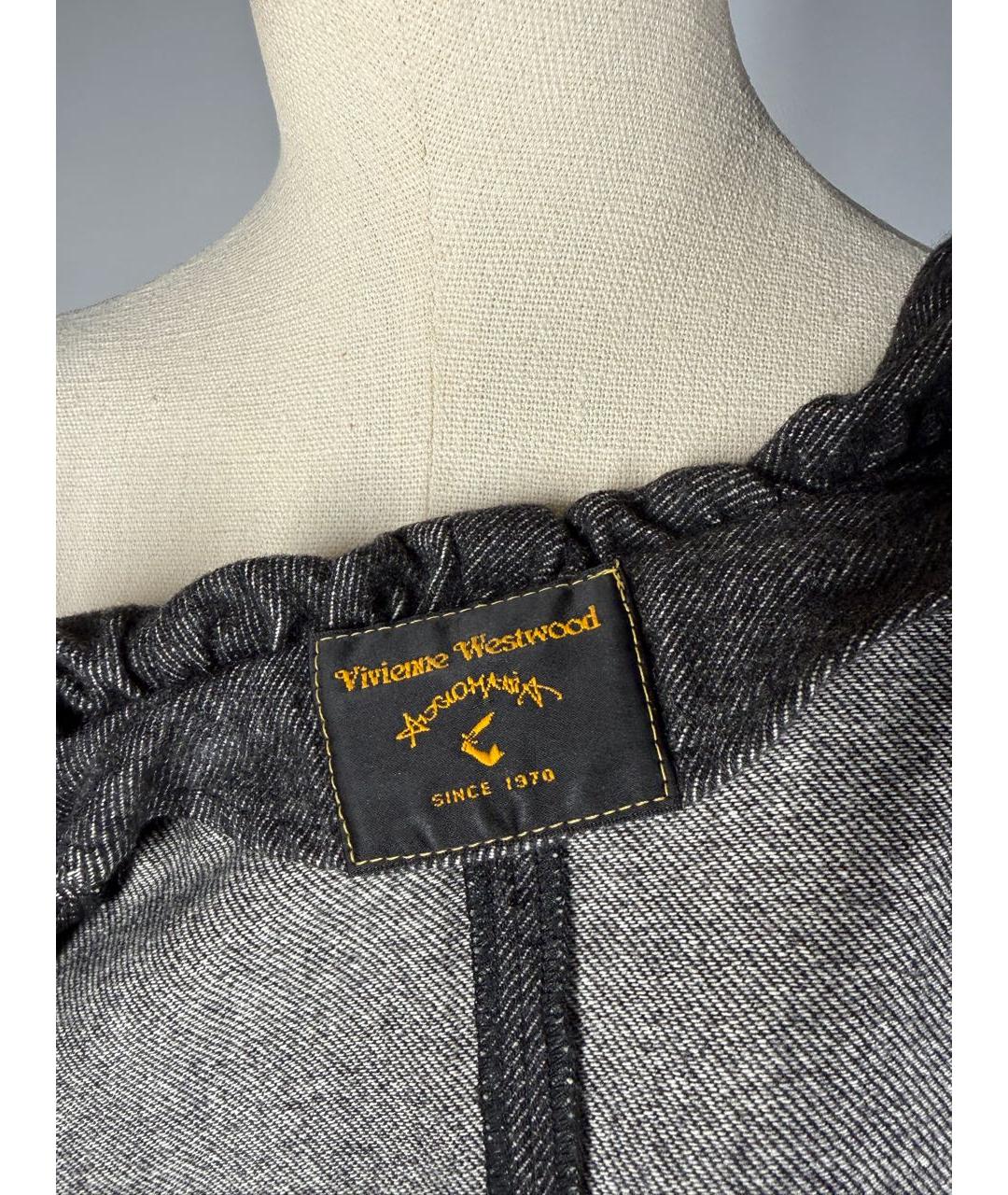 VIVIENNE WESTWOOD Серый шерстяной жакет/пиджак, фото 7