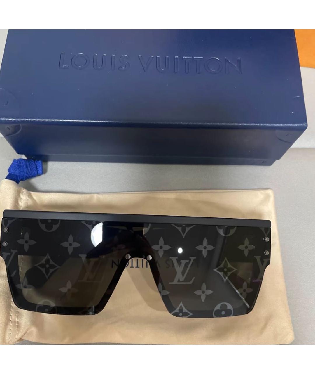 LOUIS VUITTON Черные солнцезащитные очки, фото 3