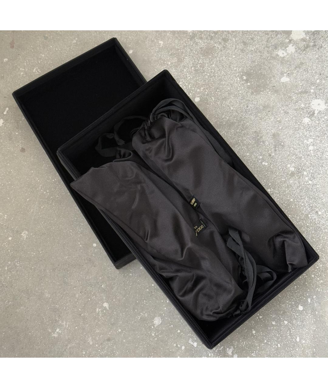 DOLCE&GABBANA Черные бархатные лоферы, фото 9