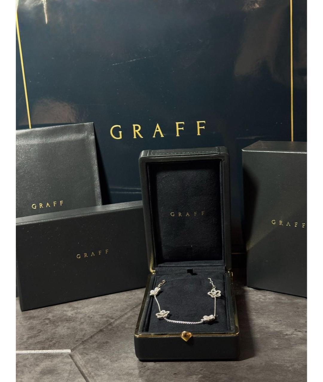GRAFF Серебрянный браслет из белого золота, фото 3
