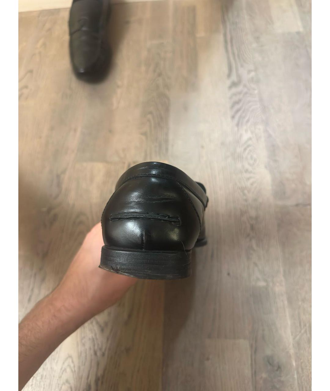 TOD'S Черные лоферы из лакированной кожи, фото 4