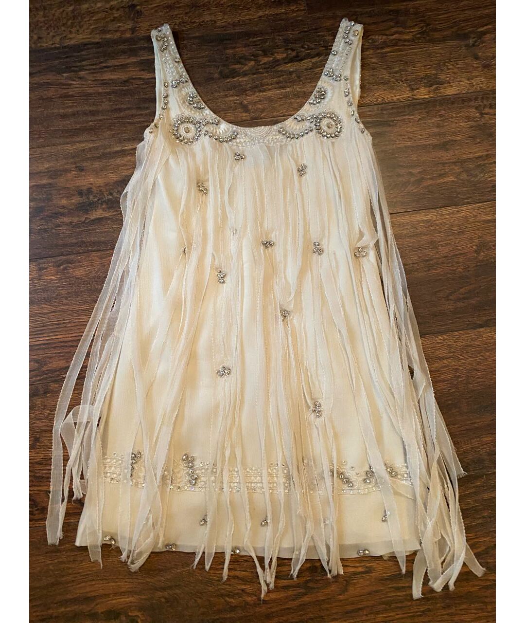BLUMARINE Белое шелковое коктейльное платье, фото 5