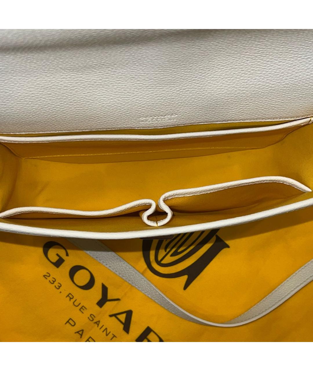 GOYARD Белая сумка на плечо, фото 7