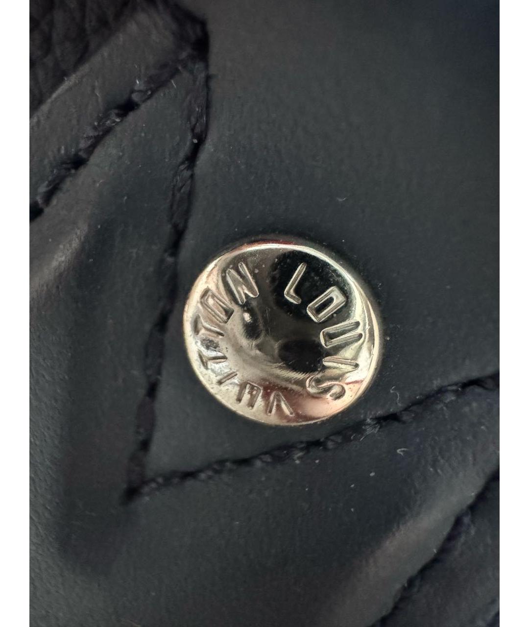 LOUIS VUITTON Синий кожаный портфель, фото 6