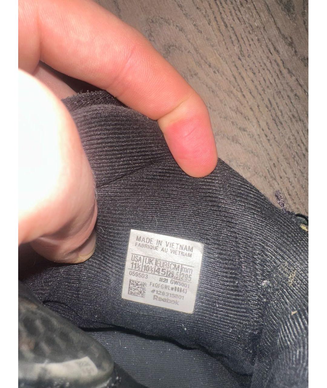 MAISON MARGIELA Черные кожаные высокие кроссовки / кеды, фото 5