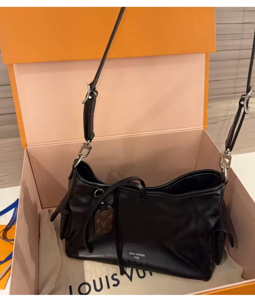 LOUIS VUITTON Черная сумка через плечо, фото 3