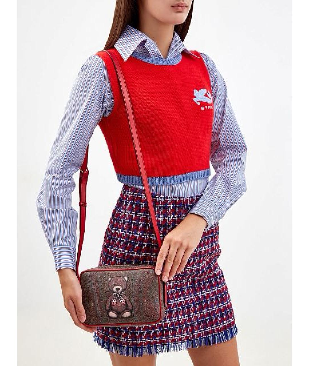 ETRO Коричневая сумка через плечо, фото 7