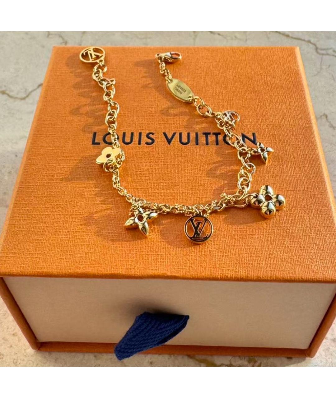 LOUIS VUITTON Золотой браслет, фото 3