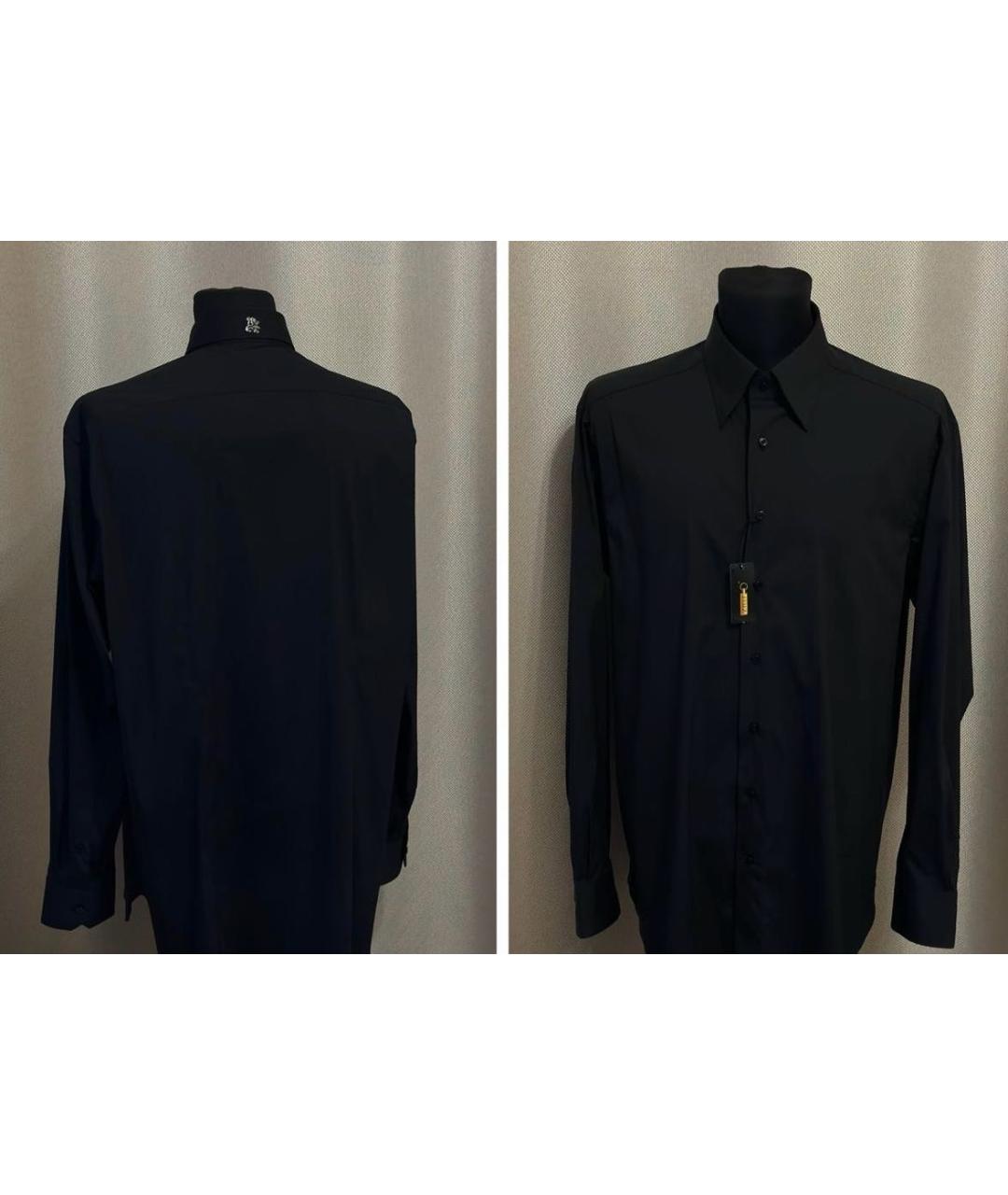 ZILLI Черная классическая рубашка, фото 4