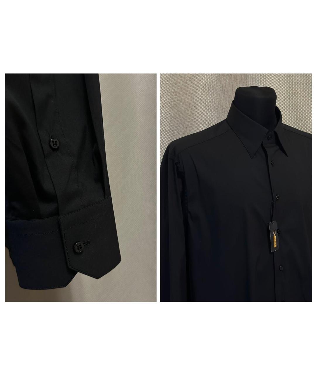 ZILLI Черная классическая рубашка, фото 5
