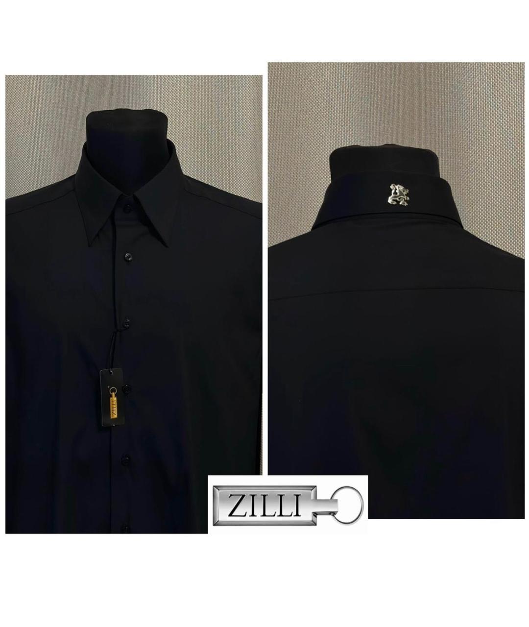 ZILLI Черная классическая рубашка, фото 3