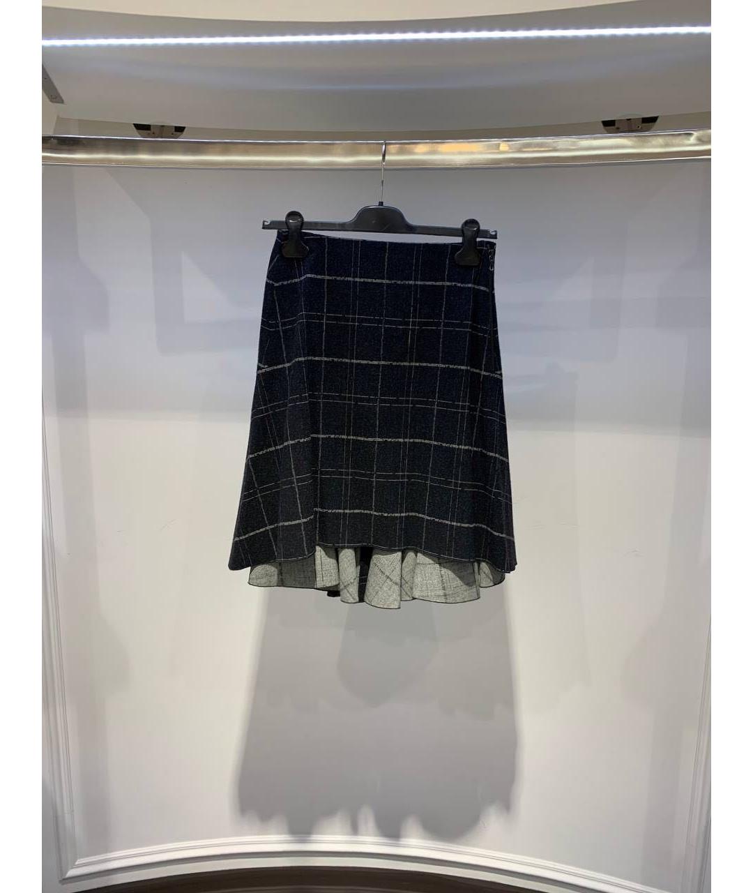 LANVIN Серая юбка миди, фото 3