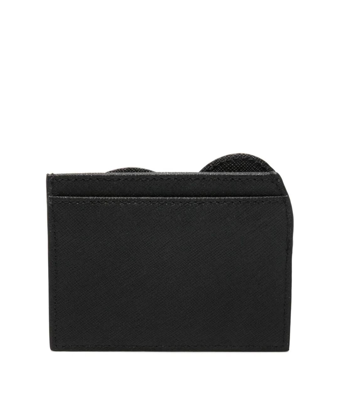 VIVIENNE WESTWOOD Черный кожаный кардхолдер, фото 2