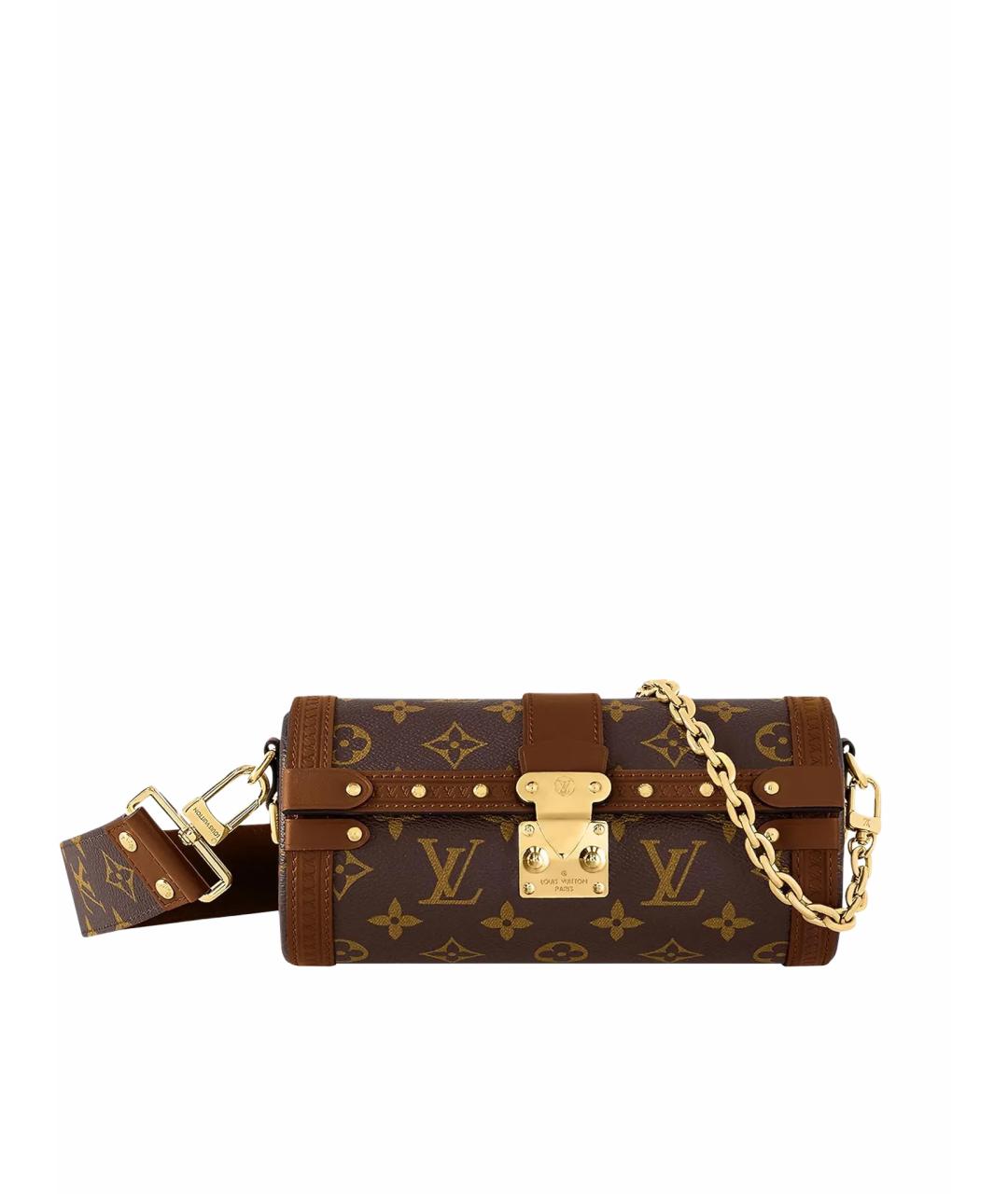 LOUIS VUITTON Коричневая сумка через плечо, фото 1