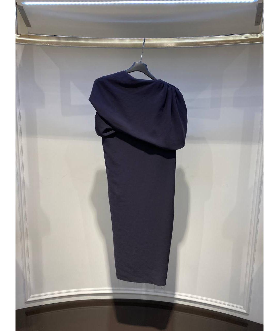 LANVIN Темно-синее повседневное платье, фото 2