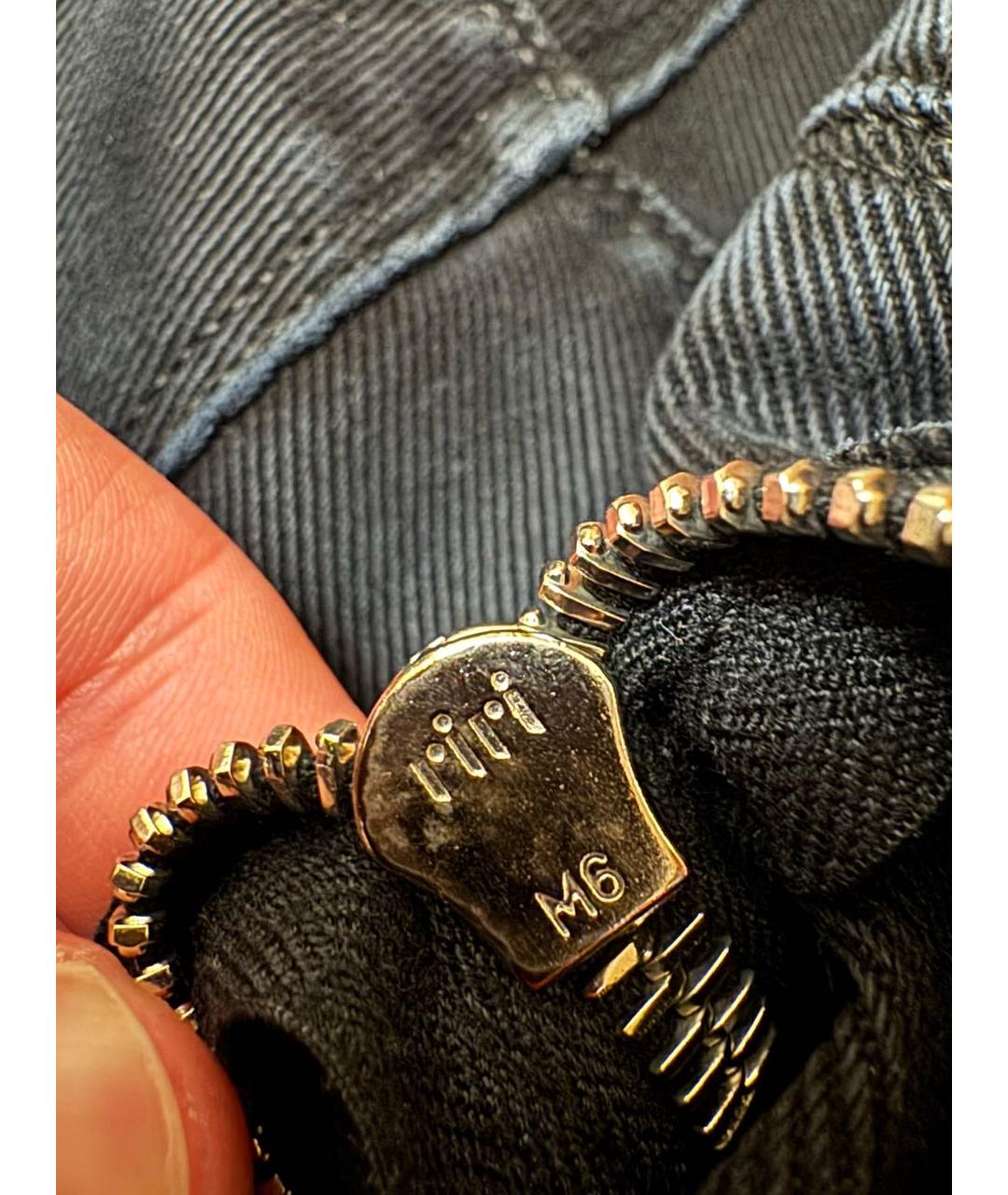 PRADA Темно-синие хлопковые прямые джинсы, фото 5