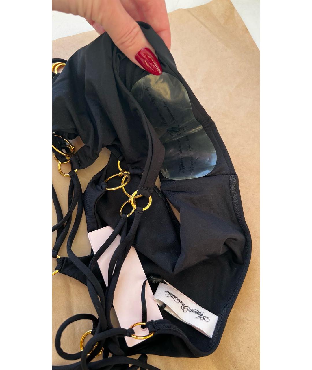 AGENT PROVOCATEUR Черный полиамидовый купальник, фото 4