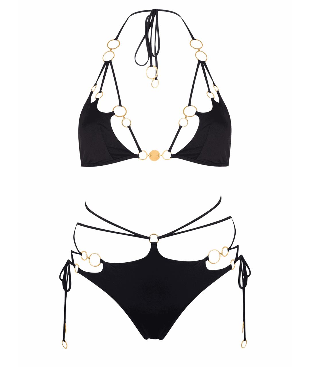 AGENT PROVOCATEUR Черный полиамидовый купальник, фото 1