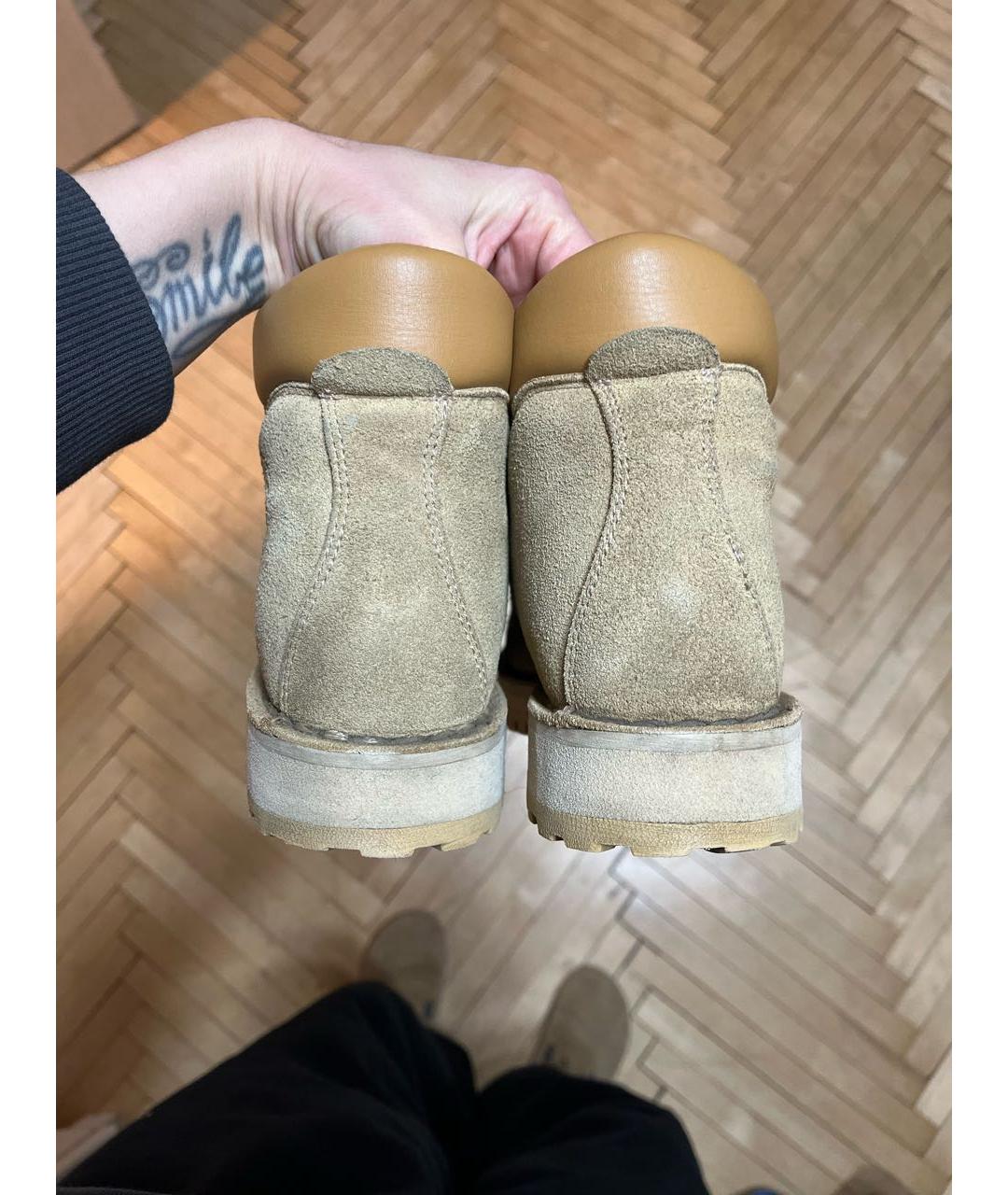 DIEMME Бежевые замшевые ботинки, фото 4