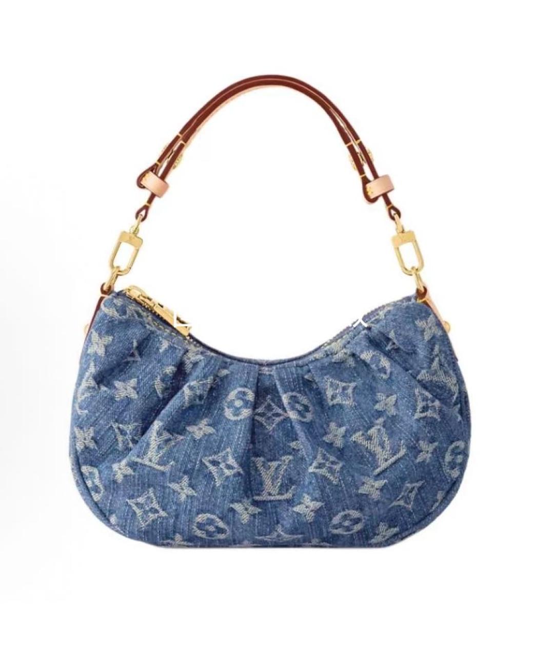 LOUIS VUITTON Голубая сумка через плечо, фото 4