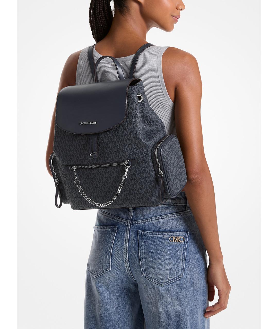 MICHAEL KORS Синий рюкзак, фото 4