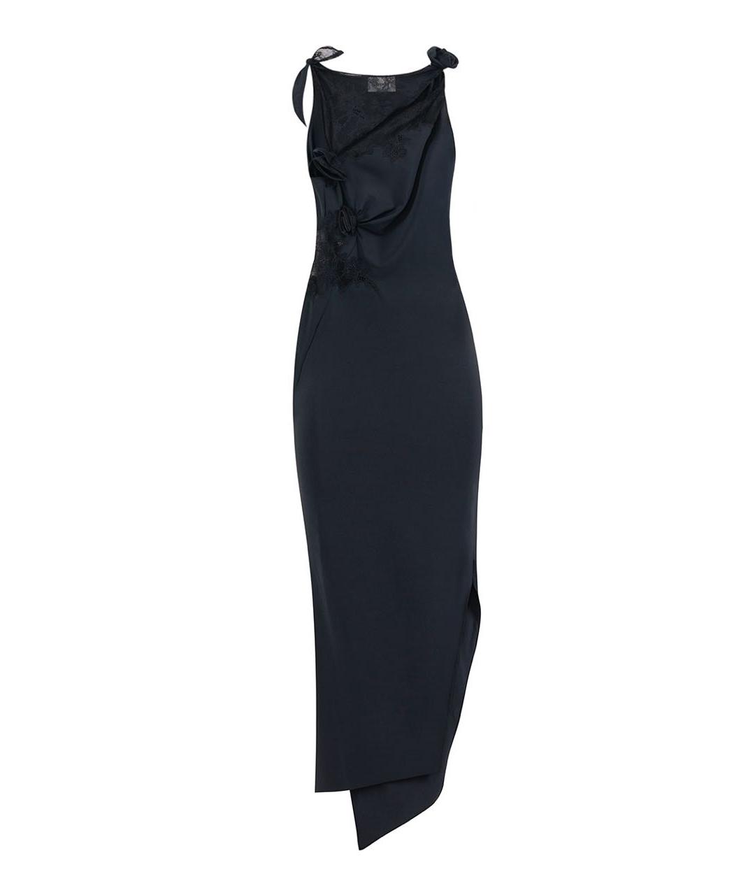 COPERNI Черное полиамидовое вечернее платье, фото 1