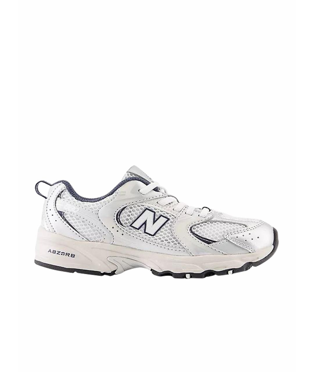 NEW BALANCE Белые кожаные кеды, фото 1