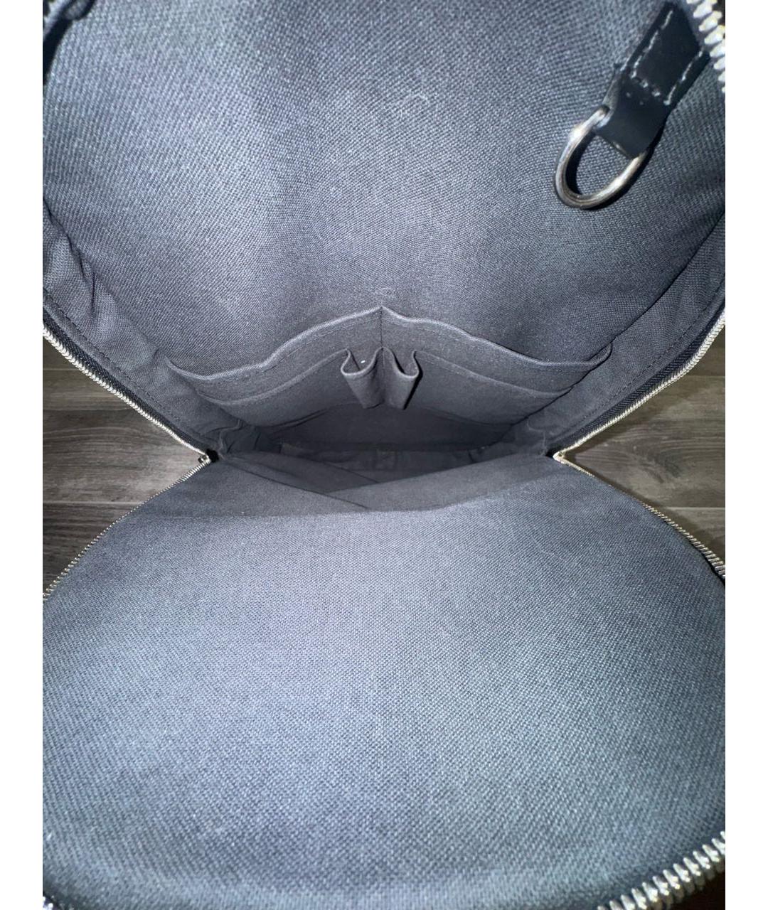 LOUIS VUITTON Антрацитовый рюкзак, фото 7