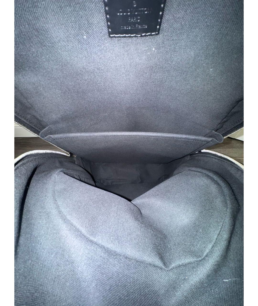 LOUIS VUITTON Антрацитовый рюкзак, фото 6