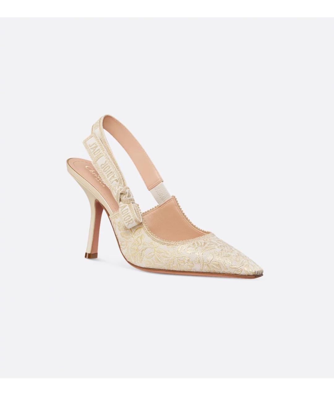 CHRISTIAN DIOR Бежевые туфли, фото 2