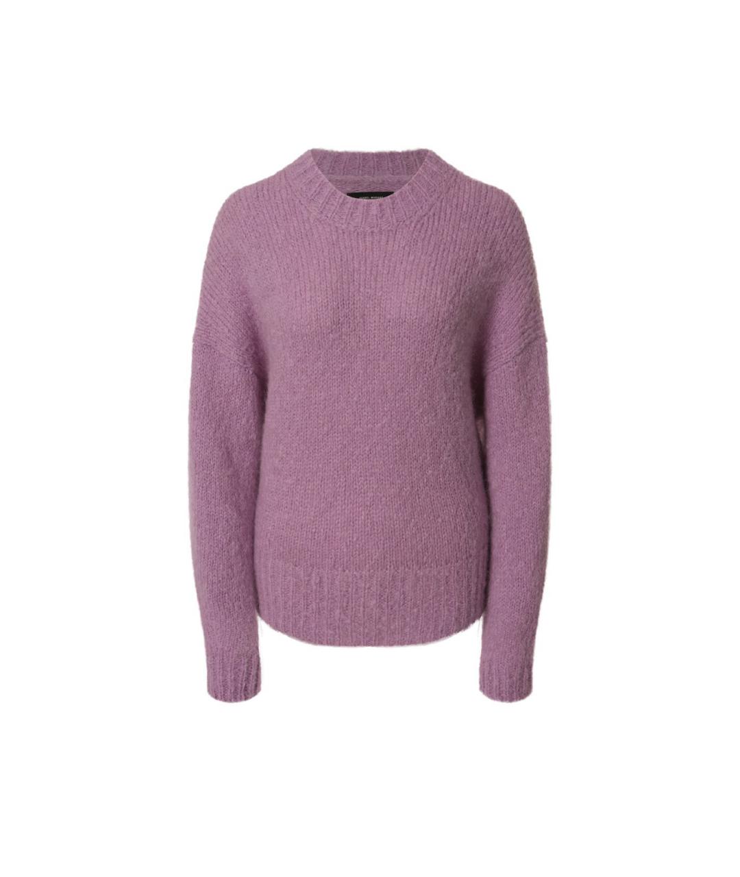 ISABEL MARANT Фиолетовый шерстяной джемпер / свитер, фото 5